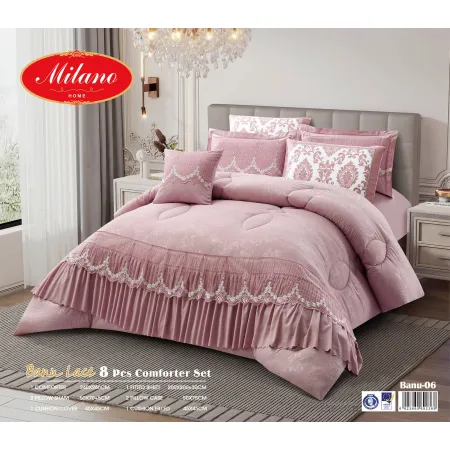 Comforter Banu Lace 8 Pcs Set Comforter Banu Lace 8 Pcs Set
